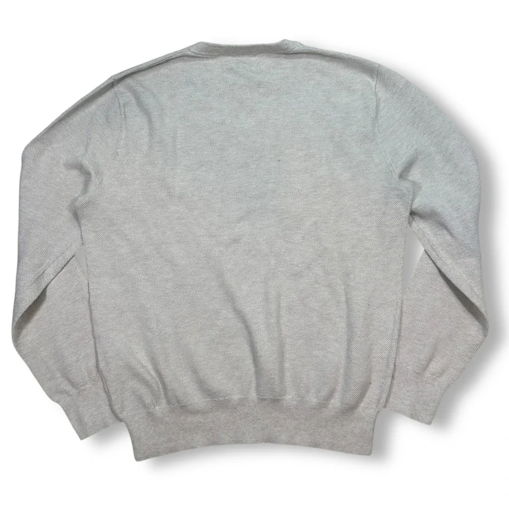 J. Crew Knit Crewneck Fitted Sweater Textured‎ Cotton Blend Pullover Top Mens M